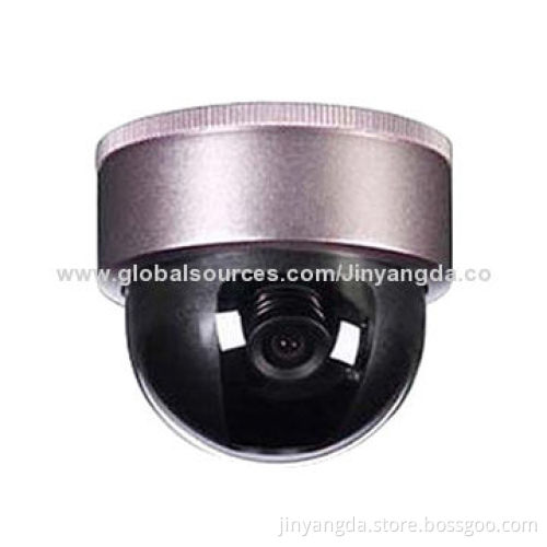 Latest Mini Pink Vandal-proof Security CCTV Metal Case Dome Camera with 420-1,200TVL Resolution